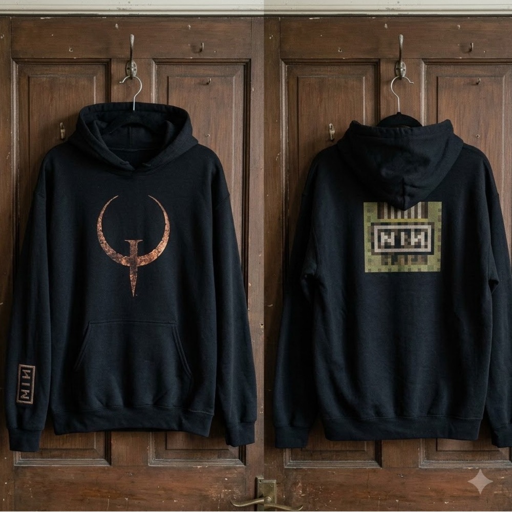 Nine Inch Nails QUAKE + NIN 30TH HOODIE